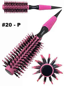 Escova Hairdo Profissional Cerdas De Javali Rosa 20