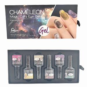 Kit 6 Esmalte Chameleon Magic Cat's Eye Gel LOVEYES