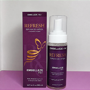 Espuma Shampoo de Limpeza Refresh Embelleze 150 ml Para Extensão de Cílios
