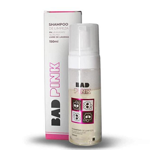 Shampoo de Limpeza Bad Pink - Extensão Alongamento de Cílios Espuma Mousse Vegano Hipoalergênico 150ml