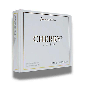 Mini Kit Retenção De Cílios Profissional Cherry Lash, Primer, Aqua, Bruma e Finalizador Pro