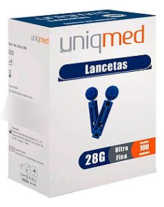 LANCETAS UNIQMED 28G