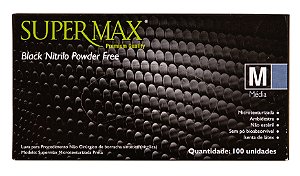 LUVA PROCED NITR. BLACK SUPERMAX