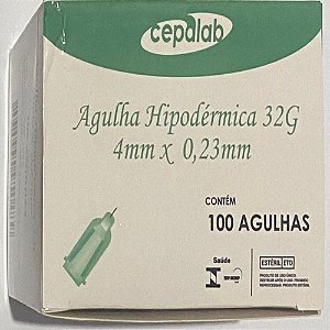 Agulha 32G 4mm x 0,23mm CEPALAB