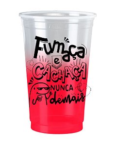 Copo Personalizado Degrade Vermelho 100un 770ml