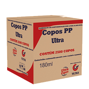 Caixa Copo Liso Ultra PP - Escolha o Tamanho