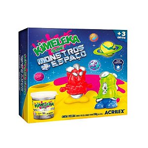 Kimeleka Slime Acrilex Monstros do Espaço 180g