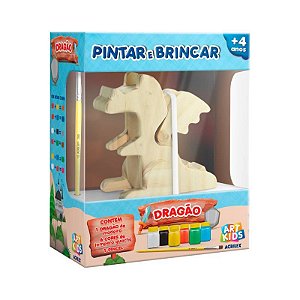 Kit Pintar e Brincar Acrilex Dragão