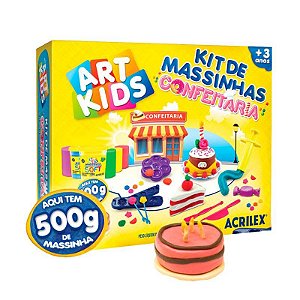 Kit de Massinhas Acrilex Confeitaria 500g