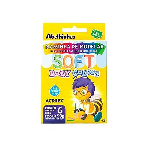Massa de Modelar Acrilex Soft Baby Colors 90g