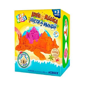 Kit Areia Mágica Acrilex Taj Mahal 400g