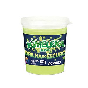 Kimeleka Slime Acrilex Brilha no Escuro 180g
