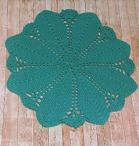 Tapete para sala esmeralda