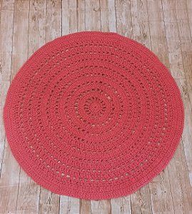 Tapete redondo para sala salmom
