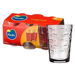 Conjunto De 06 Copos Lights 300Ml Nadir Figueiredo - Vidro