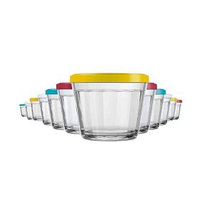 Tigela Copo Americano Com Tampa Plástica 350ml
