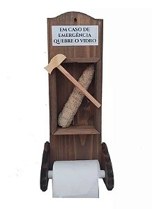 Porta Papel Higiênico Sabugo Milho Decorativo