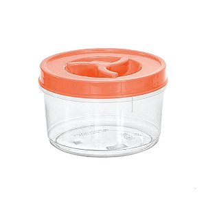 Pote Tampa Rosca Transparente 1200 L Erca Plast Fardo C/12