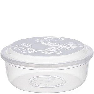 Pote Vasilha Redonda Plástica Plasmont 1,8L Ref.:0003