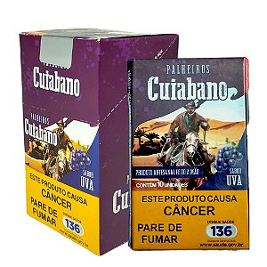 Palheiros Cuiabano Sabor Uva Com 10 Unidades