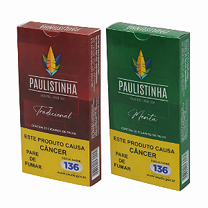 Palheiro Paulistinha Sabores c/ 20 Cigarrinhos