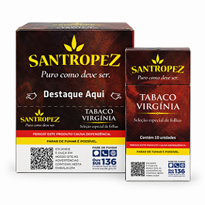 Tabaco Virgínia Santropez c/ 10 Unidades