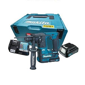 Martelete Rotativo Rompedor A Bat 12V Kit 2Bat 1,5Ah + Carregador + Maleta Hr166Dwyj