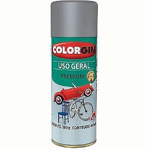 Tinta Spray Uso Geral Premium Primer Rápido Cinza Colorgin