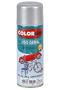 Tinta Spray Uso Geral Premium Metalica Prata Real