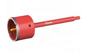 Serra Copo Diamantada 40 Mm Com Haste De 3/8'