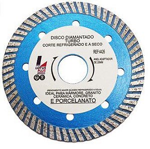 Disco diamantado 4' porcelanato 1,0mm 3701 lotus
