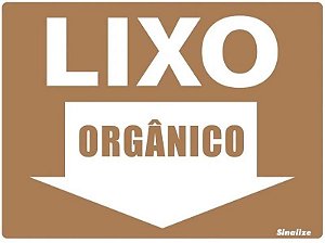 Placa  15X20Cm 220Bj- Lixo Organico