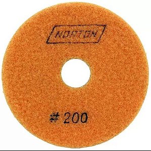Disco diam p/ polimento 4' gr 200 NORTON