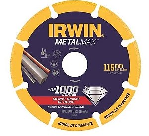 Disco Corte Metalmax 4.1/2 Mil Cortes Irwin