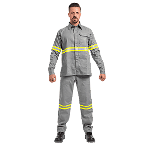 Ca 46298 Camisa Antichama Nr10 Egg Cinza