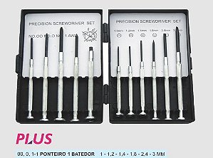 Jogo de Chaves de Precisão para Relojoeiro - 11 Peças (5800)