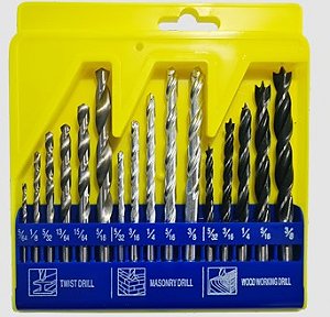 Broca Ac/Ar/Videa Jg 16Pcs          5960 Lotus