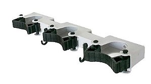 Suporte para vassouras 3 ganchos