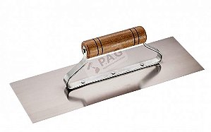 Desempenadeira inox 40x12 cabo fechado pag
