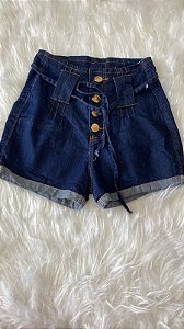 SHORT JEANS AZUL ESCURO