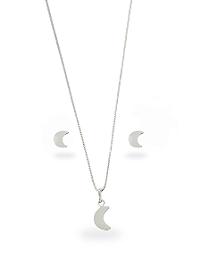 Conjunto Lua Prata 925