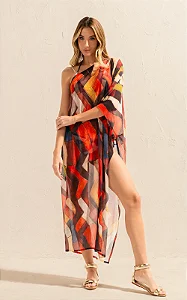 Kaftan Alongado Ombro Só - DE CHELLES 01410