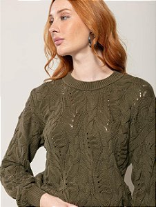 Blusa com Tecimento em Tranças - BIAMAR 11840