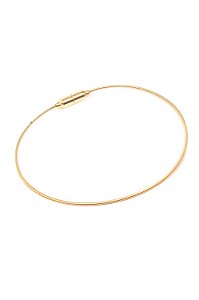 Pulseira Corda de Violão Única com Banho em Ouro 18k