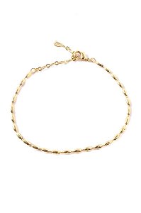 Pulseira Gominha com Banho em Ouro 18k