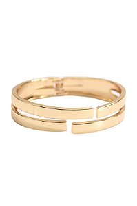 Bracelete Quatro Garras com Banho em Ouro 18k