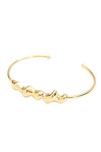 Bracelete Natural com Banho em Ouro 18k