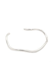 Bracelete Aro Secreto com Banho em Ródio Branco