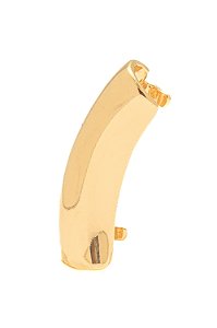 Piercing Fake Liso Poderoso com Banho em Ouro 18k