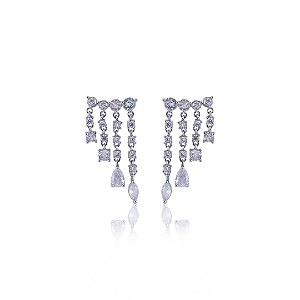 BRINCO EAR CUFF FRANJA DIAMOND DALILA